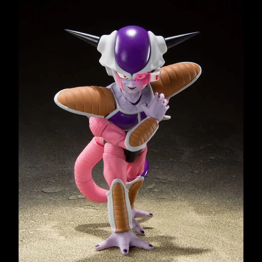 In Stock 25th Edition BANDAI S.H.Figuarts Dragon Ball Z Frieza First From Aircraft Anime Figure PVC Collection Custom Model Toys