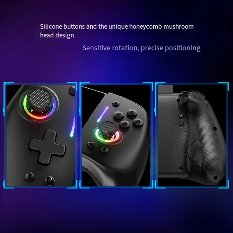 ELECT-Für Schalter Gamepad Controller Eingebaute 6-Achsen-Gyro Design Handheld Grip Doppel Motor Vibrationen Joypad