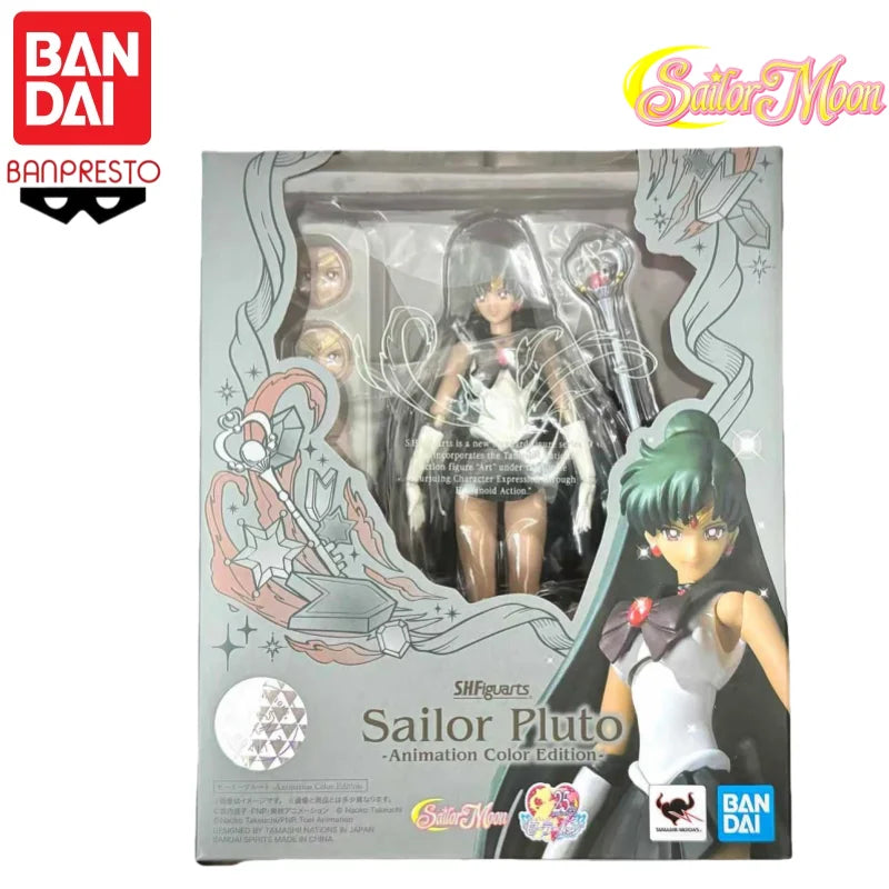 Auf Lager: Original Bandai SH Figuarts Modellspielzeug Chibiusa Tomoe Hotaru Meiou Setsuna Anime-Actionfiguren Spielzeug Sailor Moon