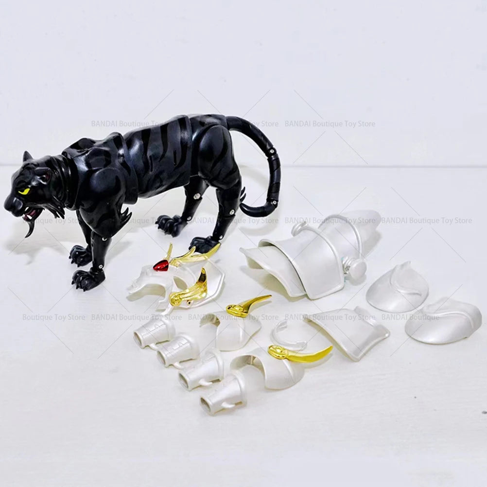YOYO/KOO Modell Ronin Krieger Yoroiden Samurai Trooper Ryo Sanada Legierung Rüstung Tiger Vajra Schwarz/Weiß Action Figur Spielzeug modell