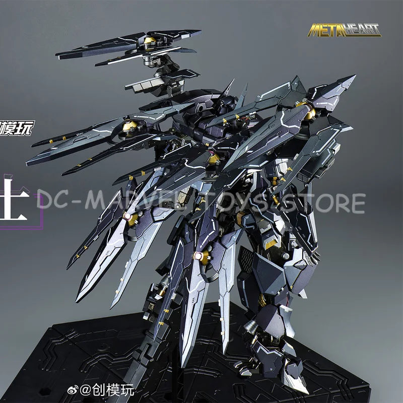 New Tron Model & Mobile Team 1/72 Schwarzritter Black Knight Alloy Finished Product Model Collectible Toys Action Figures