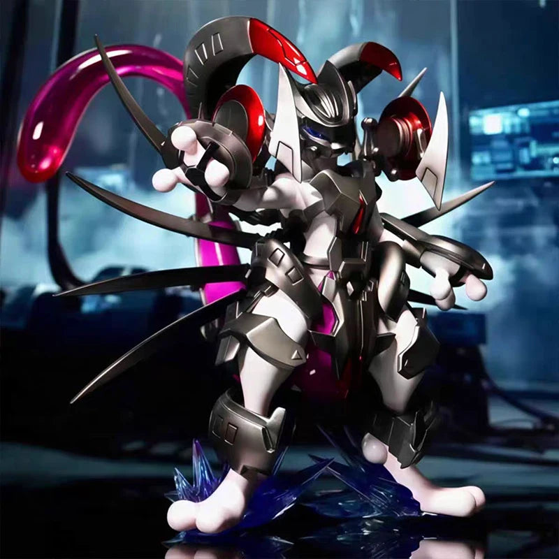 In-Stock PokéMon Armored Mewtwo Figure Bkm Anime Manga Merchandise Static Statue Model Trendy Toy Chassis Ornament Collect Gifts