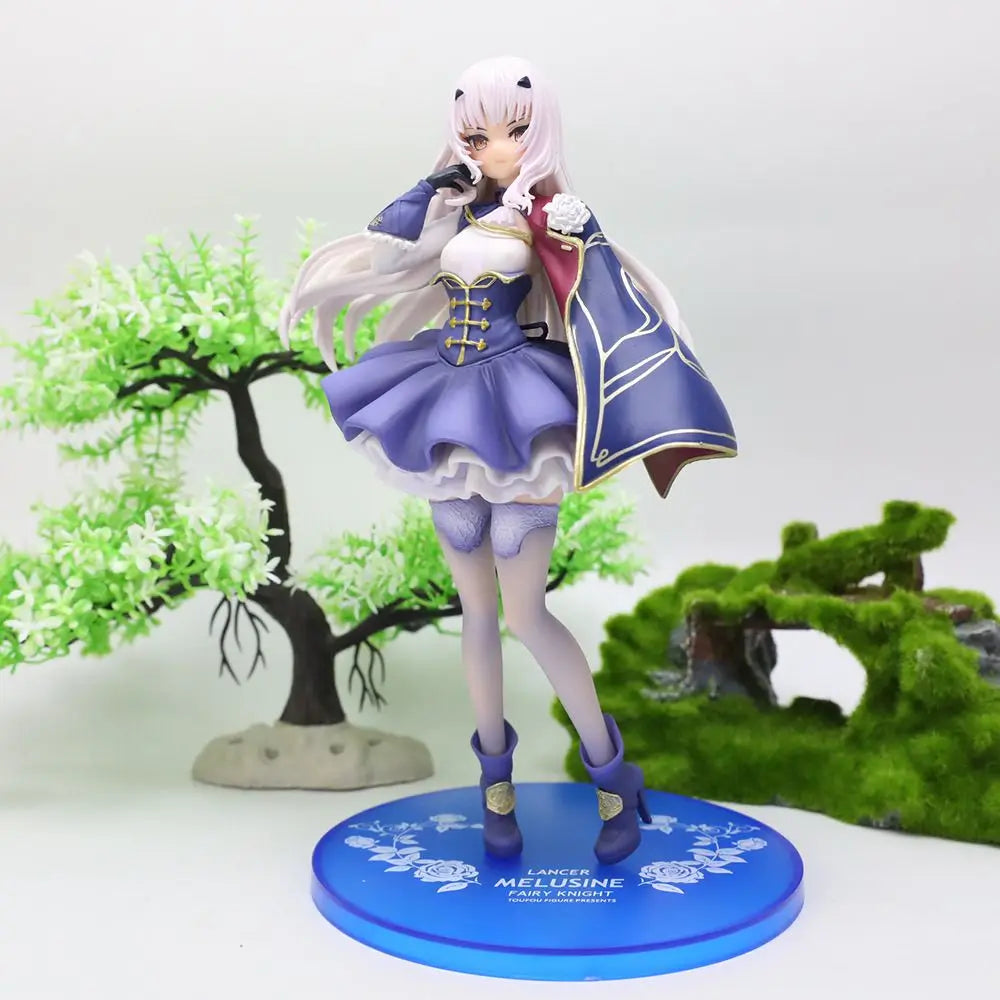 Нова 24см Fate/Grand Order фигурка Fate/Grand Order, рицар, фея, Ланселот, Мелузина, аниме момиче, PVC екшън фигурка, играчка, игра, статуетка, колекция, играчка, подарък