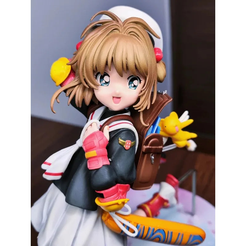 24-hour Shipping Action Figure Cardcaptor Sakura Kinomoto Sakura Statue Anime Figure Collectible Model Toys Decoration Gift