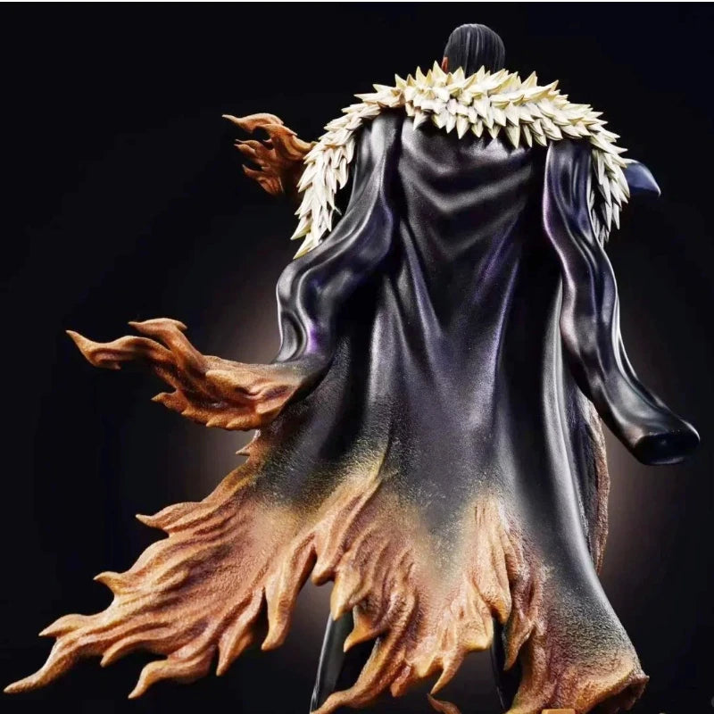 One Piece 30cm SG Two-Tone Sir Crocodile Action Figures PVC Detailed Painted Statue With Base Anime Model Toy Desktop Deco Gift