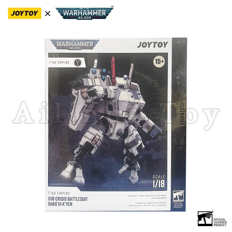 JOYTOY 1/18 Action Figure 40K T'au Empire XV8 Crisis Battlesuit Shas'ui K'yen Anime Collection