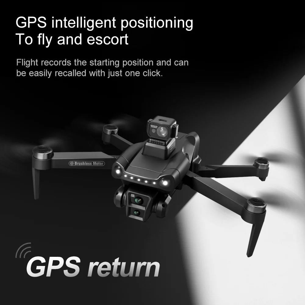 Xiaomi V198MAX GPS Drone 8K Professional Camera Aerial FPV Brush Laser Obstacle with Large Screen Remote Control Folding Dron