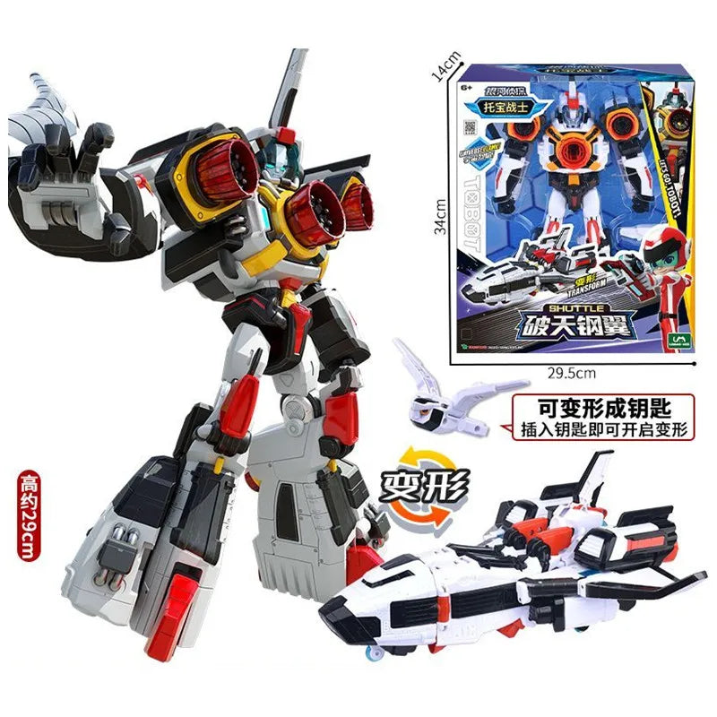 New Korea Tobot Transformation Robot Anime Cartoon Tobot Brothers Deformation Car Action Figure Large Vehicle For Child Gifts