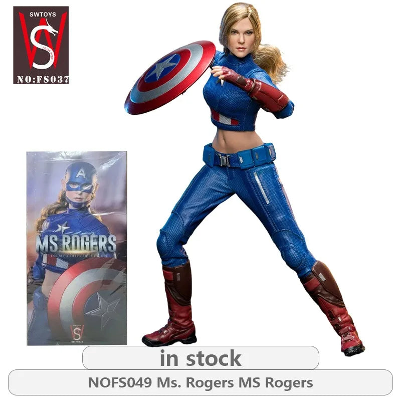 SWTOYS Original 1\6 Action Figure Series NOFS049 MS.Rogers Anime Action Figure Model Toys Movable Model Ornaments Gifts Fo Boys