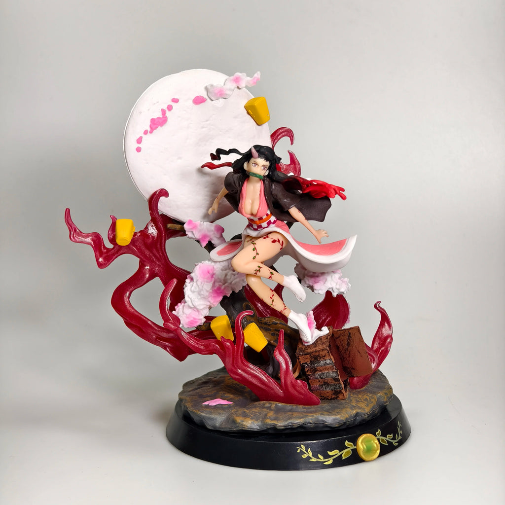 2025 New Blood Breaking Mi Bean Handmade Ghost Slayer Blade Magic Cube Stove Door Statue Anime Desktop Decoration Ornament