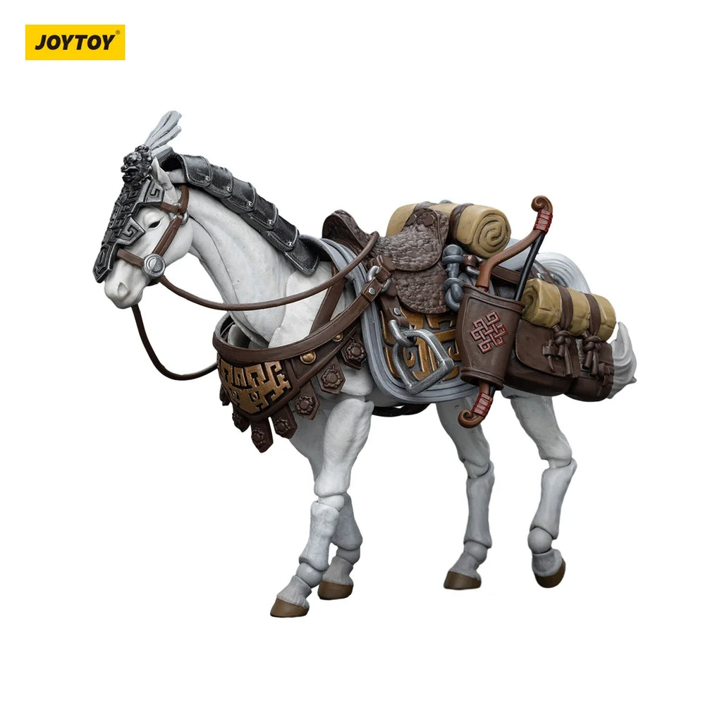 【MT】JOYTOY Dark Source Jiang Hu Northern Hanland Empire White Feather Armored Horse Toy 1/18 Action Figure