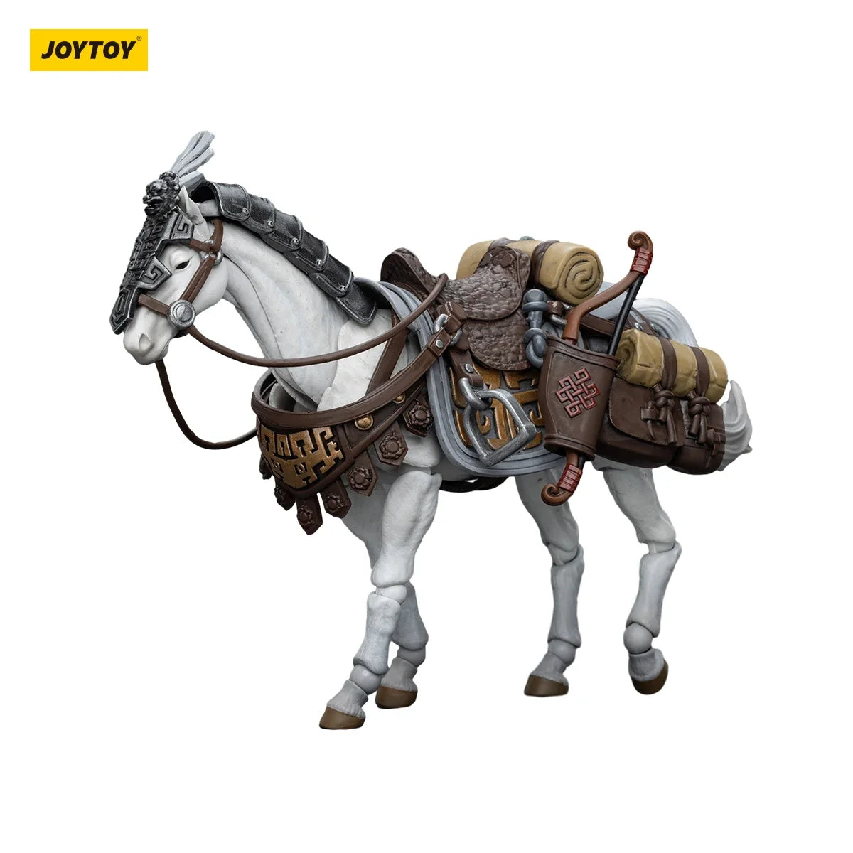 【MT】JOYTOY Dark Source Jiang Hu Northern Hanland Empire White Feather Armored Horse Toy 1/18 Action Figure