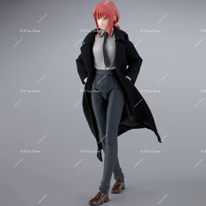 Bandai S.H.Figuarts SHF Chainsaw Man Makima Model Kit SHF PVC about 14.5cm Action Figures Model Toys Figurine Gift for Children