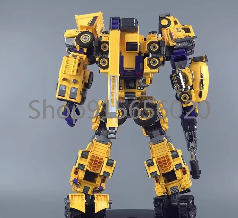 Mecha Invasion Devastator GLA-02 GLA-01 GLA-03 GLA-04 GLA-05 GLA-06 Yellow Color 6pcs A Set No Box Version In Stock