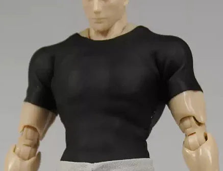 1/12 Scale Fushiguro Toji Cosplay Costume Black Tight T-shirt Grey Pants Suit Halloween Uniform Suit for 6" Action Figure Body