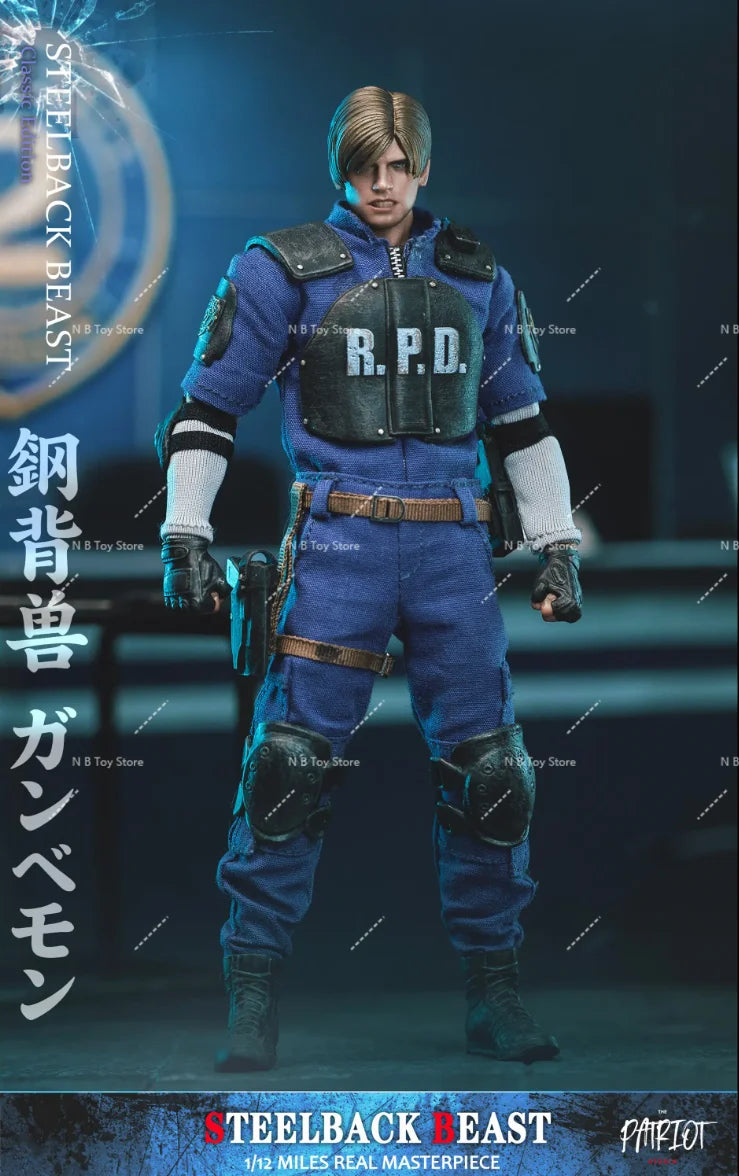 Resident Evil Collectable Figure: Leon S. Kennedy Limited Edition 1/12 Character Miles Patriot Studio's Steelback Beast Series