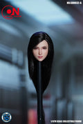 SUPER DUCK SDH032 1/6 Tifa Kopfskulptur mit kurzem/langem Haar und blasser Haut, geschnitztes Modell für 12'' TBL PH JO Actionfigurenkörper