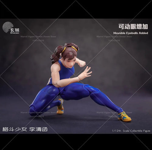 1/12 Scale Fighting Combat Girl Li Qinghan 6inch Full Set Action Figure Female Soldier Doll In Stock PJ01 With Accessory Kit