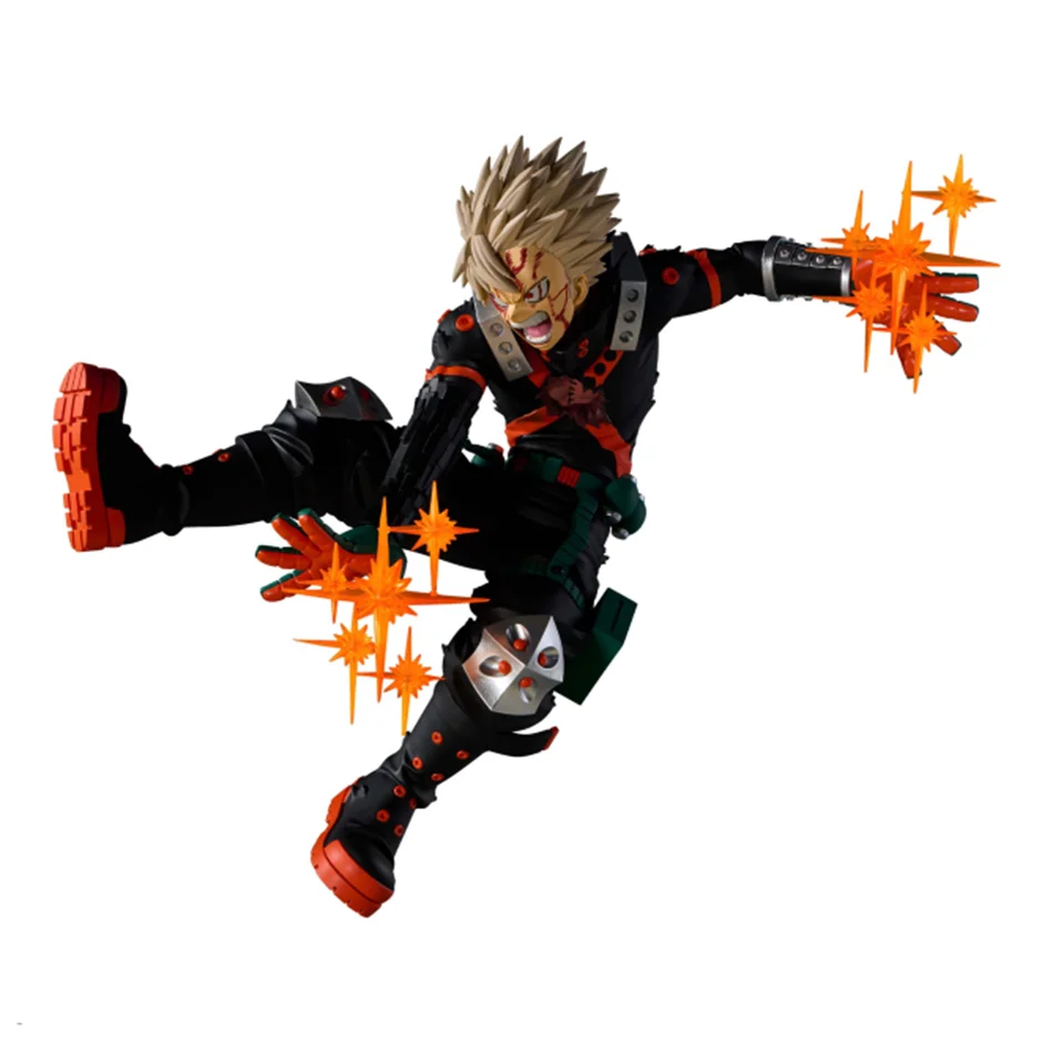 Original BANPRESTO Anime My Hero Academia Action Figures Bakugou Katsuki Model Toys 18cm Action Figures Anime Character Gift