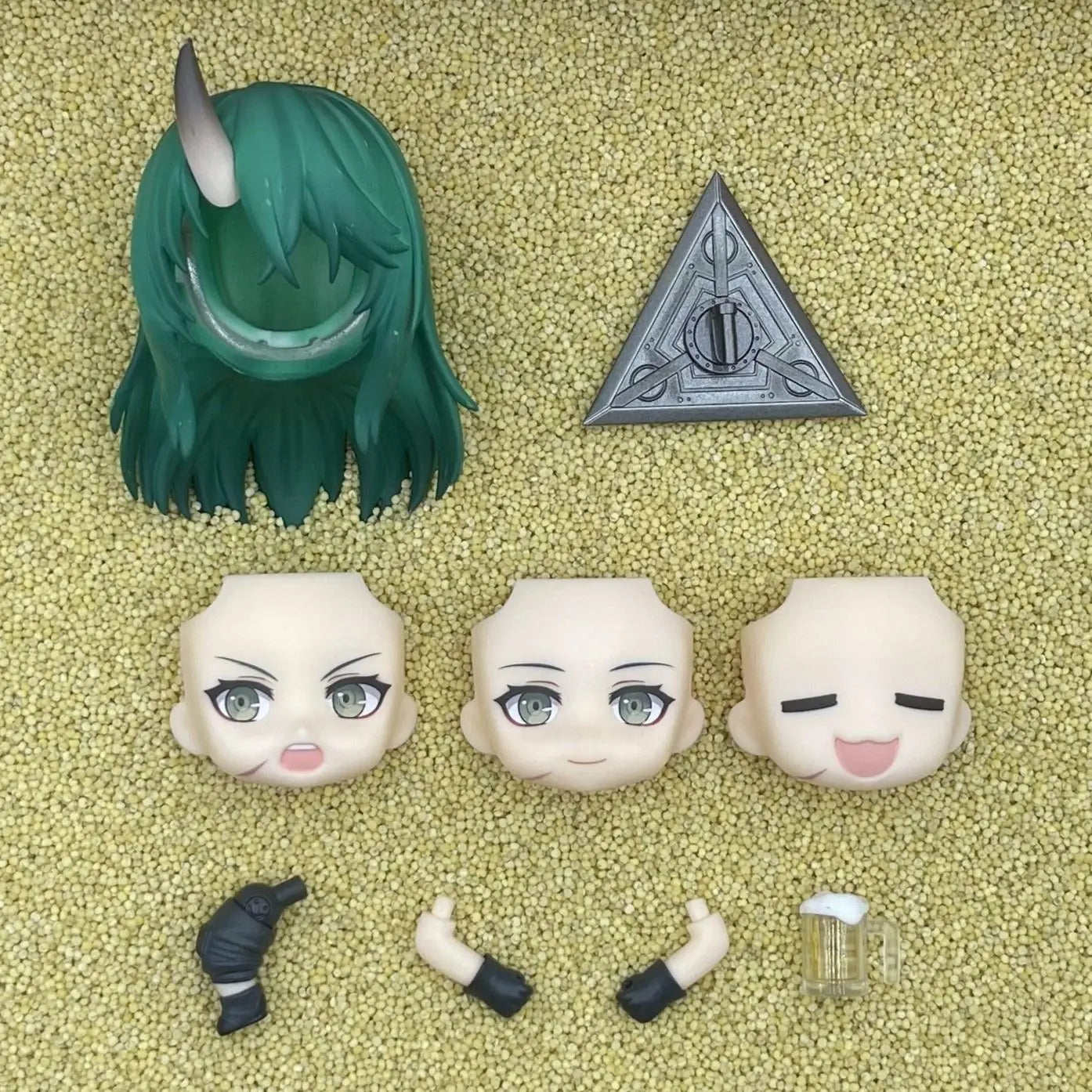 huangshaltian GSC Clay Man Face doll face hair doll accessories