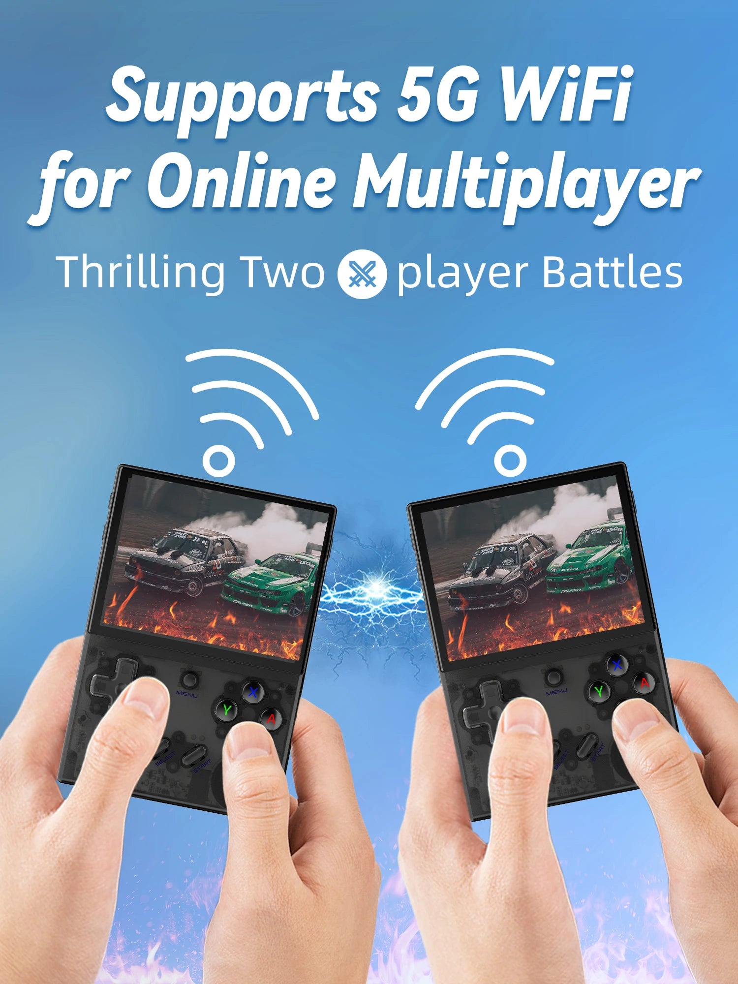 ANBERNIC RG35XX Plus/RG35XX Retro-Handheld-Spielkonsole 3,5-Zoll-IPS-Bildschirm Linux Tragbarer Videospiel-Player unterstützt HD-MI-TV-Ausgang