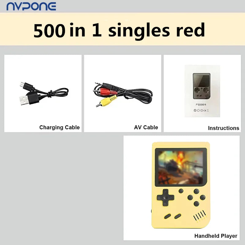 Built-in 500+ Classic games 5 inch arcade retro Console games console for Game boy Emulator TV Video Game Handheld Game Player