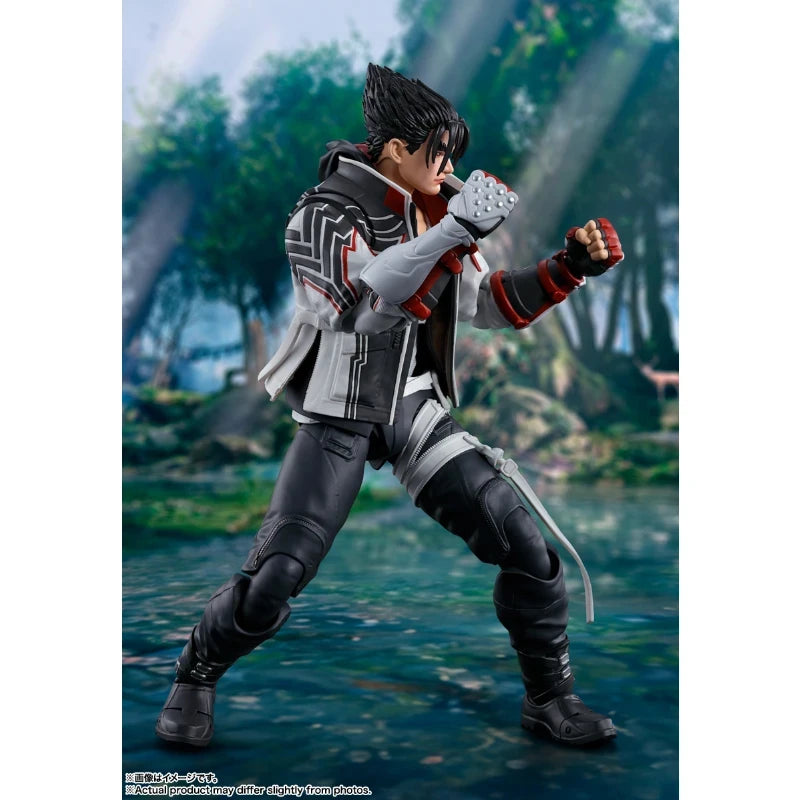 Original In Stock Bandai S.H.Figuarts SHF Tekken 8 Jin Kazama Animation Action Figure Toy Gift Model Collection Hobby