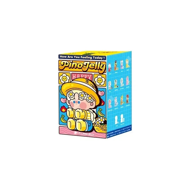 POP MART Pino Jelly How Are You Feeling Today Series Blind Box Toys Kawaii Anime Action Figure Surprise Mystery Box Dolls Girls