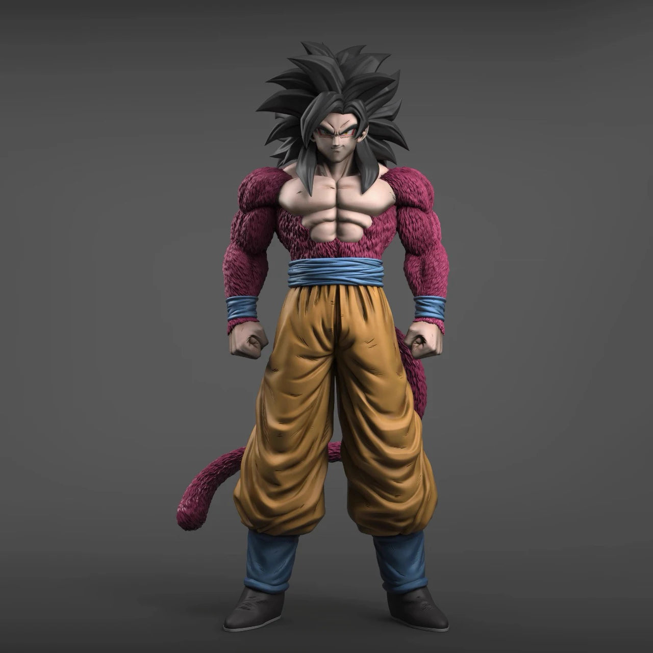 Dragon Ball Z Ssj4 Goku Figur Ersetzen Kopf Super Saiyajin 4 Goku Actionfiguren Sammlungsmodus Spielzeug Geschenke