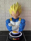 Dragon Ball Anime Model Toy Peripheral VegetaUpper Body Statue Injured in Battle Version Collection, Big Ornaments, Gift, New, 8
