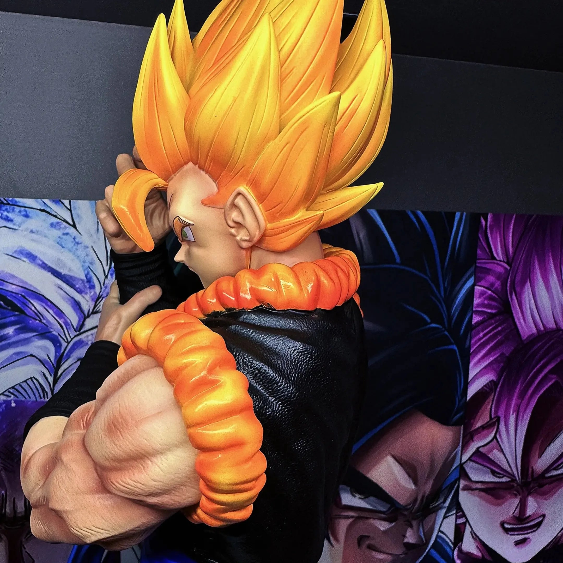 50 cm DX JT Dragon Ball Anime Figur Gogeta Broli Super Modell Peripherie Action Figur Desktop Dekoration Geschenk Spielzeug Kinder