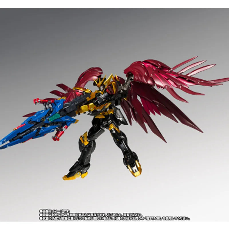 Bandai Original GFFMC Wing Gundam Zero Rebellion  Anime Action Figures Toys for Boys Christmas Gift Collectible Model Ornaments
