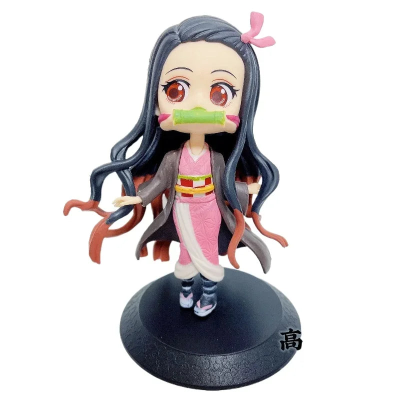 Anime Demon Slayer Action Figurine Kimetsu No Yaiba Figure Kamado Tanjirou Nezuko Agatsuma Zenitsu PVC Model Doll Toys