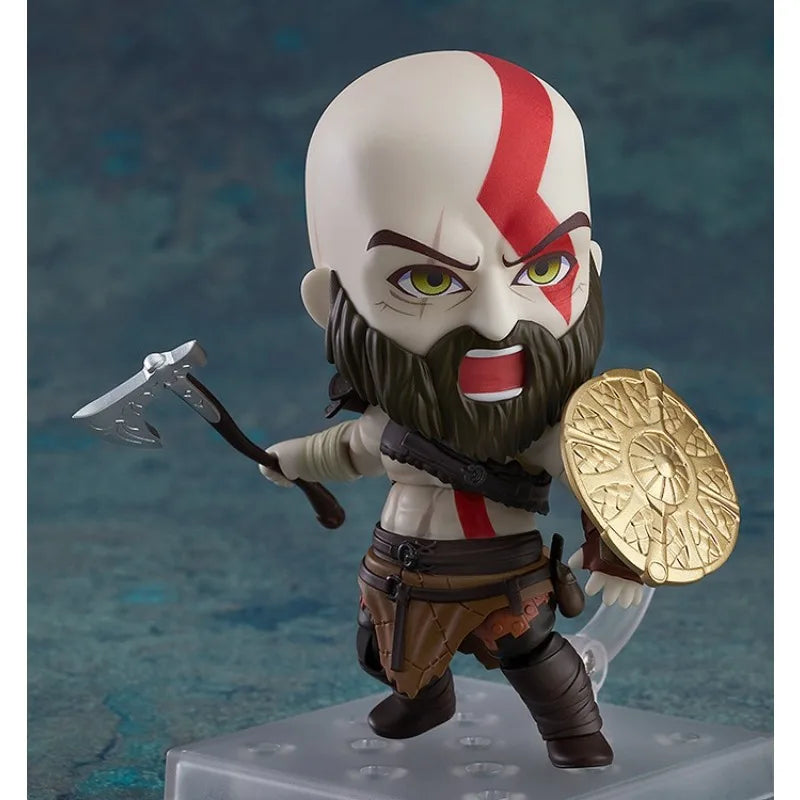 GSC Genuine Nendoroid Series 925 Kratos Q-version Humanoid, Movable Model Collection Retro Toys