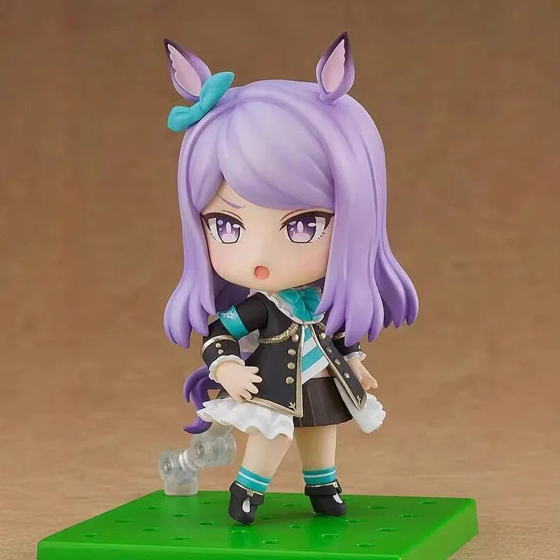 Q-Version Pretty Derby Series Anime Character Face Action Figure Desktop Decor Surprise Kawaii Girl Exquisite Toy Model Gifts