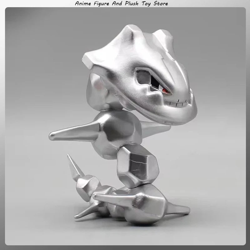 10 cm Pokemon Steelix Actionfigur Anime Figuren Silber Evolution Kawaii Mini Puppe Modell Desktop Dekoration Kinder Sammlung Spielzeug