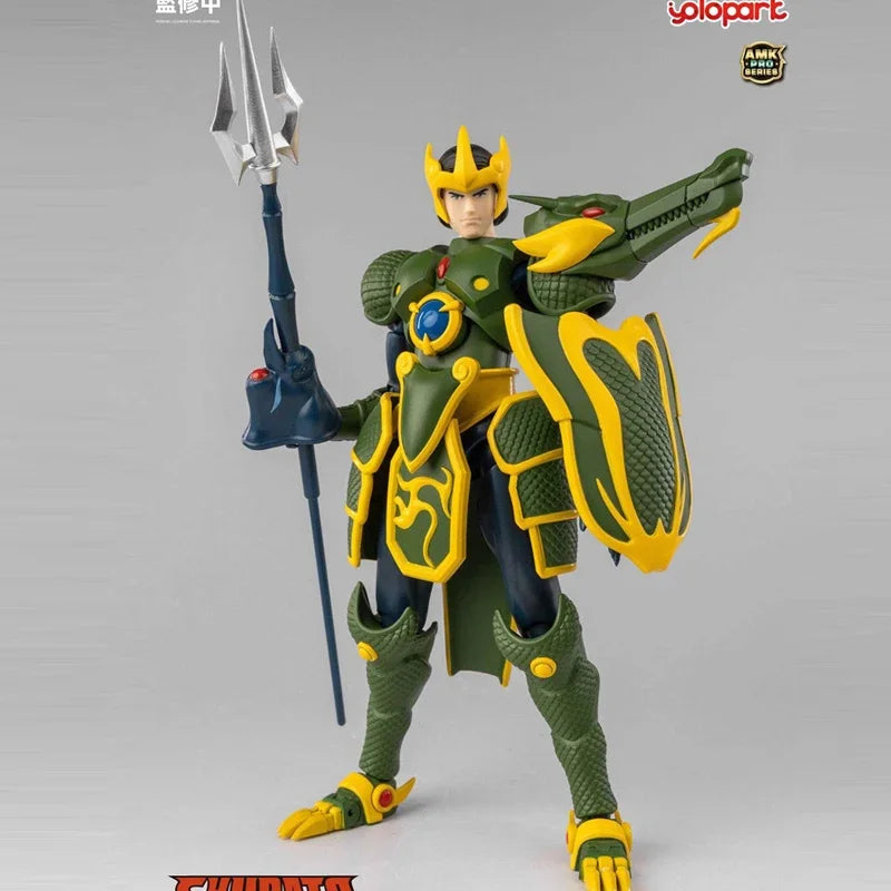 Yolopark AMK PRO X Series Tenkuu Senki Shurato The King Ryu Ryoma Shakti Armor Dragon Naga Metal Armor With Object Action Figure
