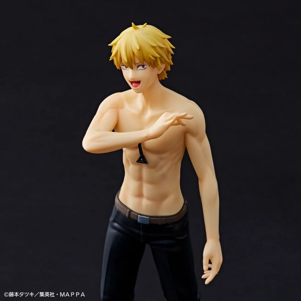 In Stock Taito Original Genuine Anime Chainsaw Man Denji 18cm Collections Model Toys Figure Birthday Gift