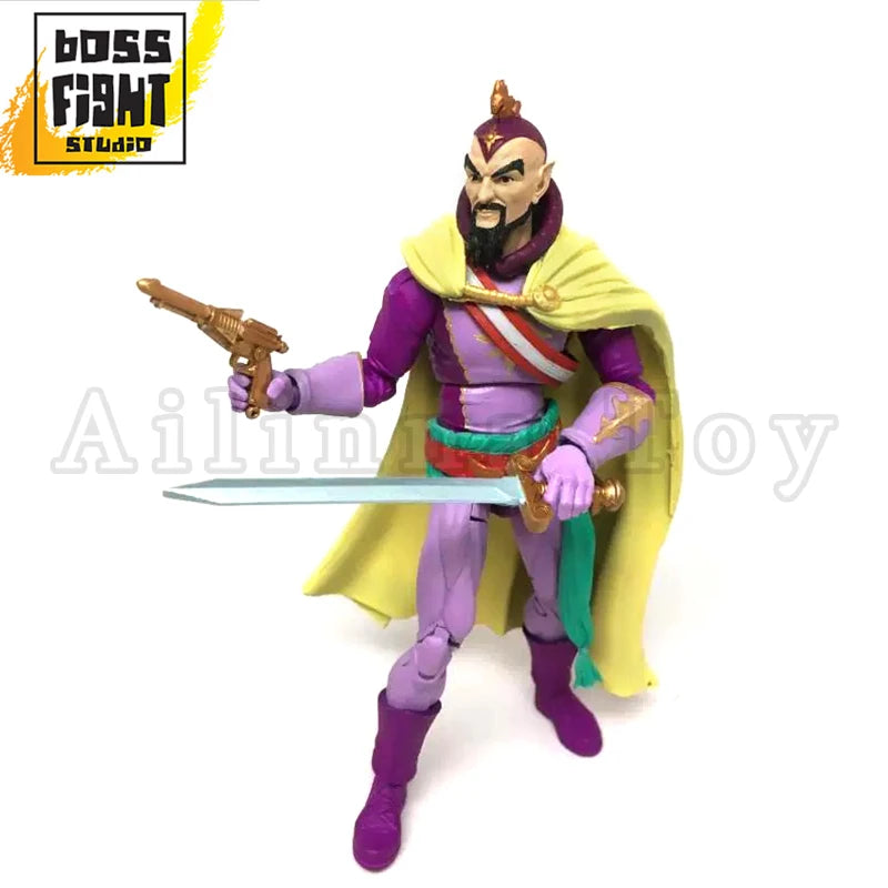 BFS 1/18 3.75inch Action Figure Vitruvian H.A.C.K.S Series Flash Gordon Comic Ming the Merciless Hero Anime