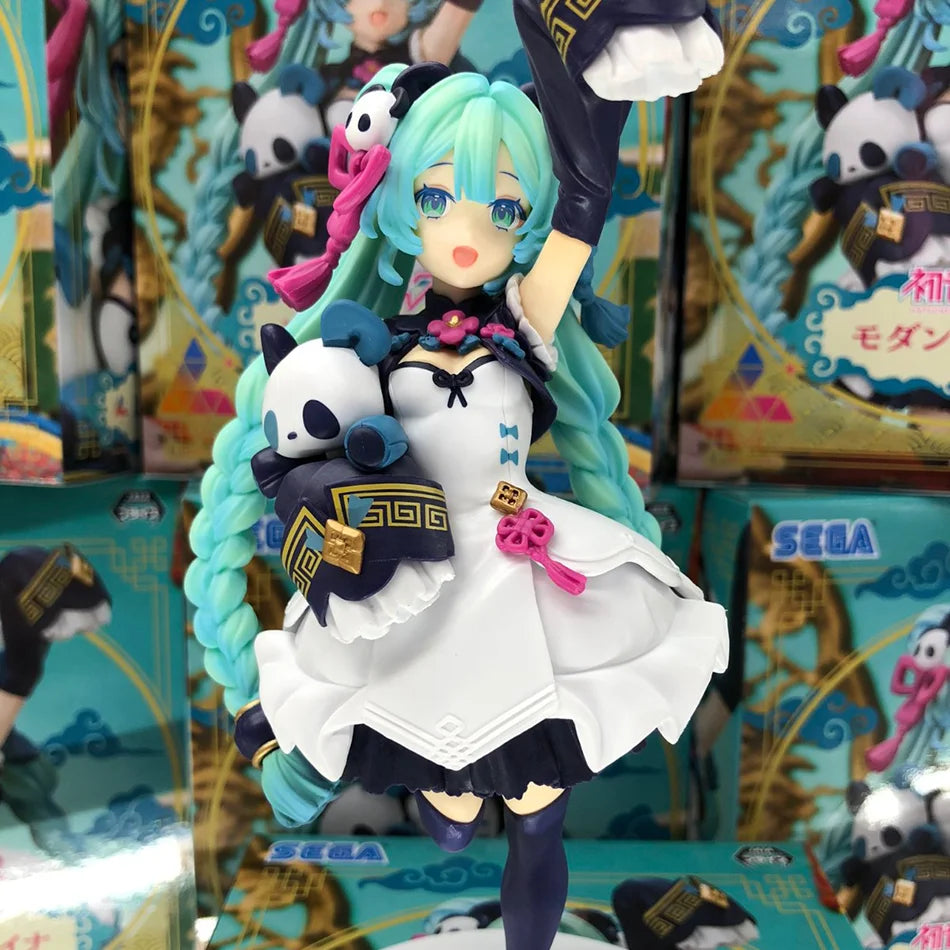 Anime Hatsune Miku doll model cartoon cute tabletop decoration Tokyo Series Kimono decoration cute China Style holiday gift