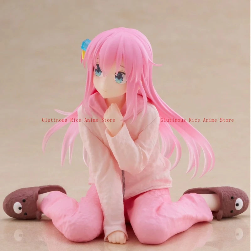 In stock anime style beautiful girl "Bocchi the Rock!" Hitori Got ō home clothes toys peripheral models gifts collectibles