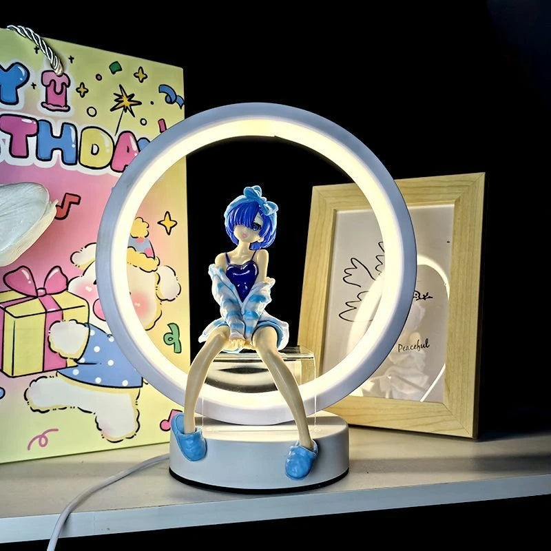 Hatsune Miku anime peripheral creative figure table lamp high-value night light children's birthday gifts desktop ornaments