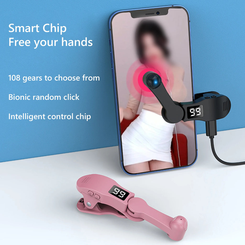 Automatischer Bildschirmklicker für Smartphone-Apps, Video-Live-Streaming-Gadget, USB-Simulator, Smartphone-Spielbildschirm, Touch-Stative, Tapper