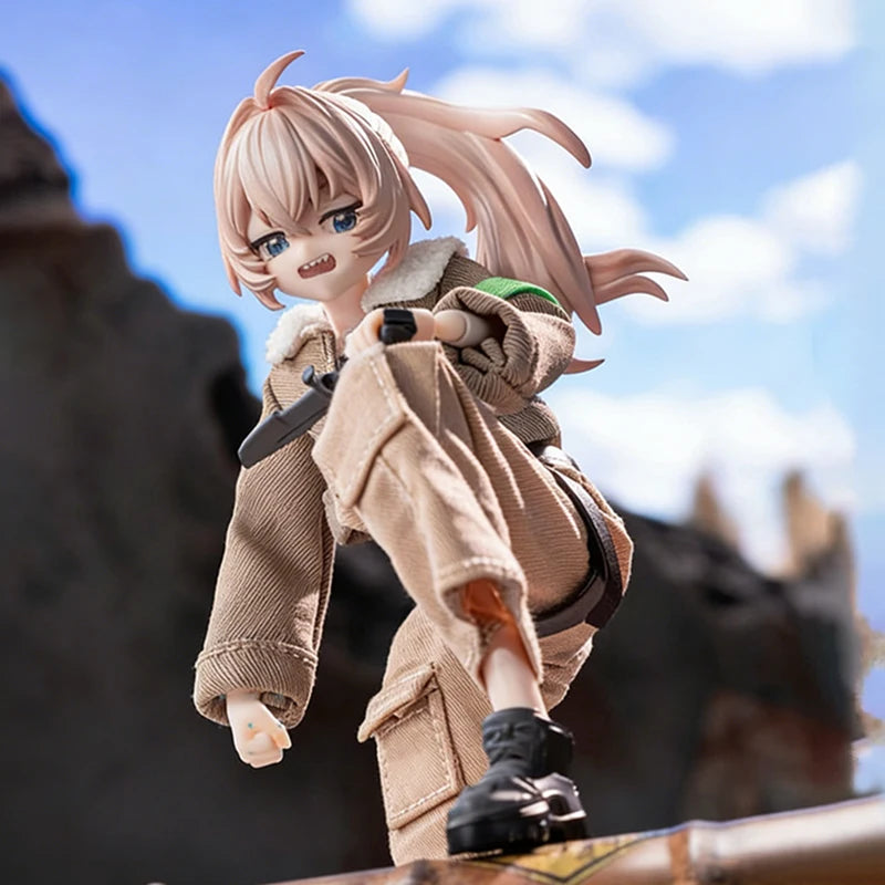 Neo Eden Toys Black Iron Rest Series 1/12 Bjd Blind Box Mecha Musume Doll Kawaii Action Anime Figure Mystery Box Toys Gift