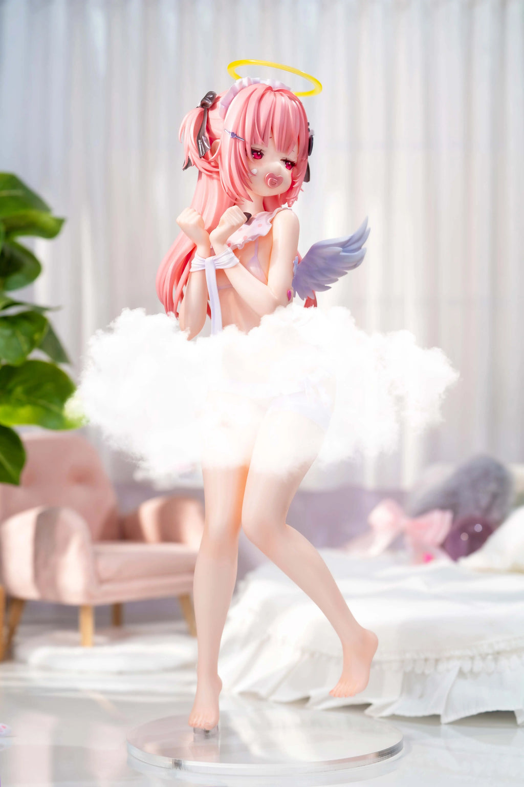2026 New Original Prime Project Anime Figure Riko Art Aimonn Lingerie Ver 1/4 Scale Angel Wing Halo Collectible Toy Gift Stock