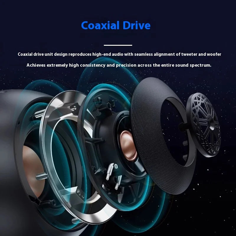 2025 New Creative Pebble Nova Bluetooth 5.3 Speaker Computer Hifi Speaker Home Theater Coaxial Drive Pure and Vibrant Sound