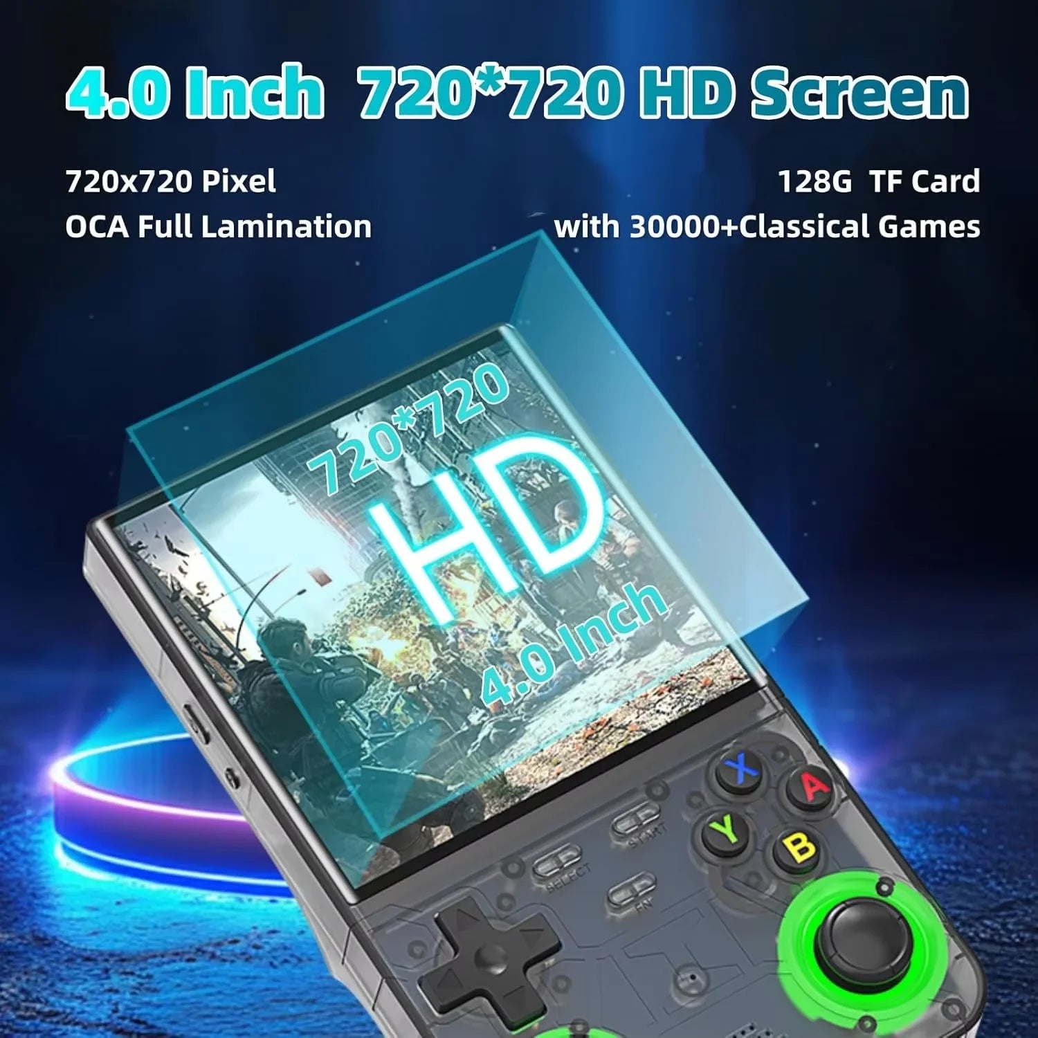 Retro R36 Ultra Handheld Video Game Console IPS Screen 128GB Games Portable Pocket Player Linux System R36S R36 PRO