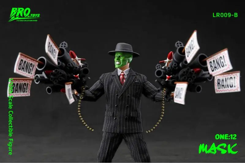 In Stock Original BROTOYS LR009 The Mask Stanley Ipkiss Movability Model Toys Cloth Clothing 1/12th Scale Collectible Figure