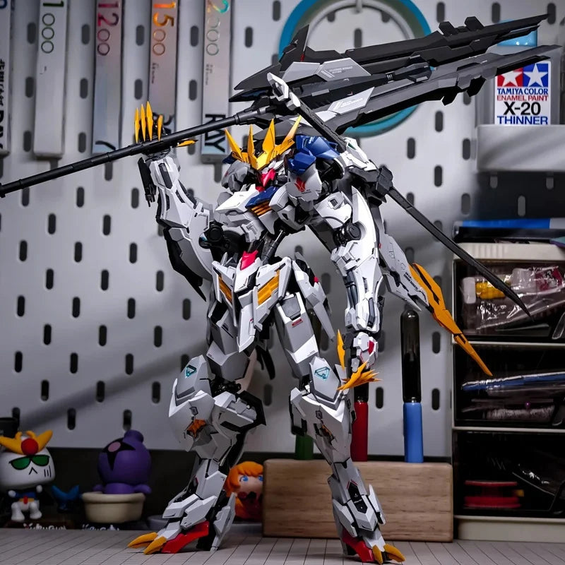 【IN STOCK】Wolf Technology Wolf King Alloy Skeleton 1/100 Barbatos Assembly Model Mecha Assembly Model Kit Action Figure Toy Gift