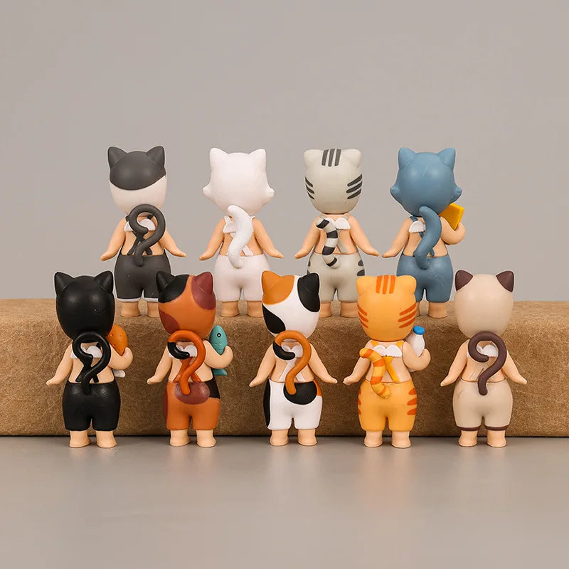 2026 Anime Sweater Figure - Sitting Position Instant Noodles Pressing PVC Model Toy Collectible Gift